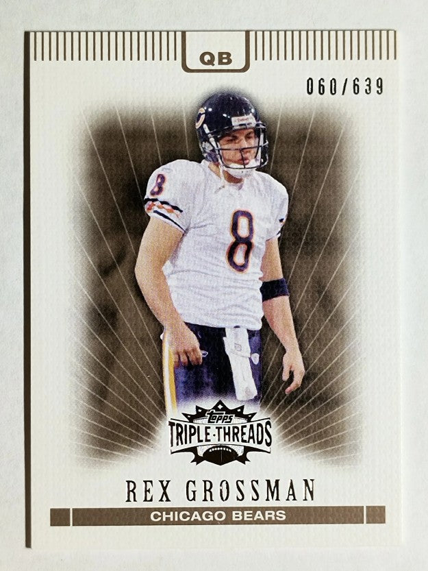 2007 Topps Triple Threads Sepia #20 Rex Grossman