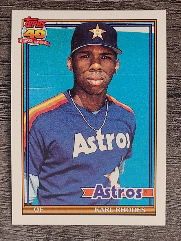 1991 Topps #516 Karl Rhodes