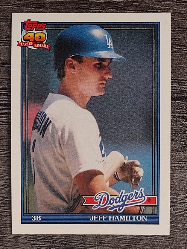 1991 Topps #552 Jeff Hamilton