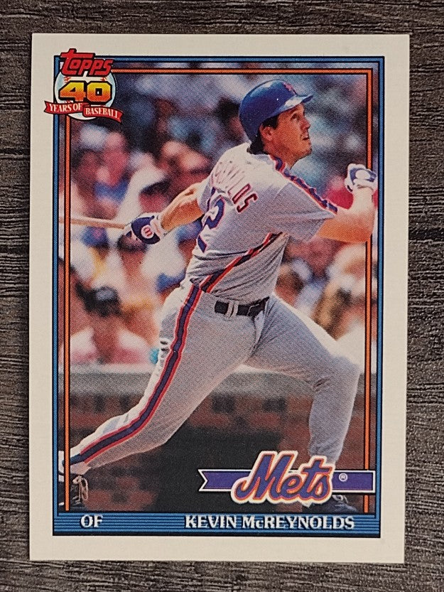1991 Topps #105 Kevin McReynolds