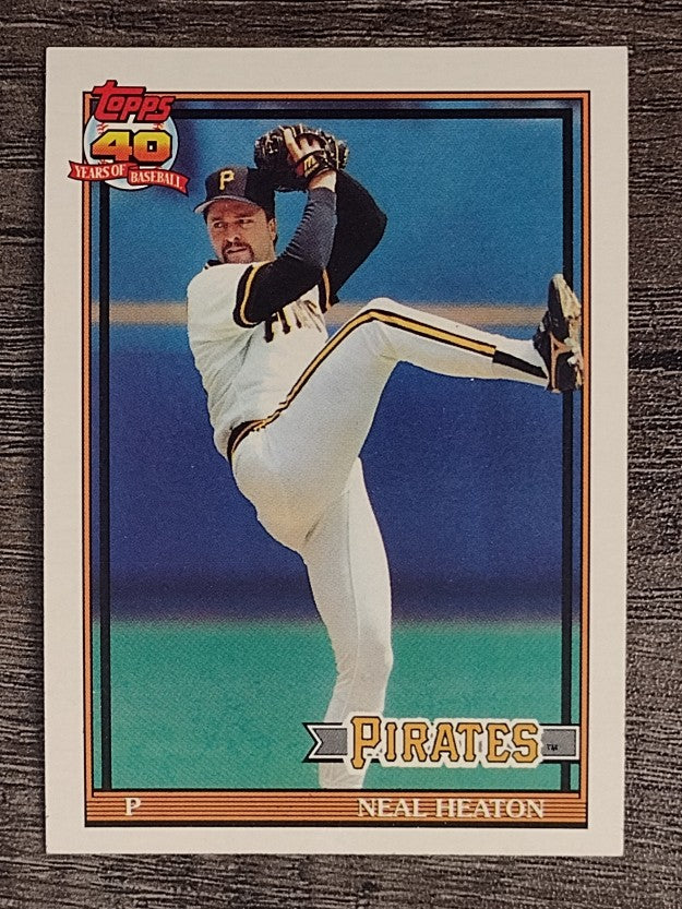 1991 Topps #451 Neal Heaton