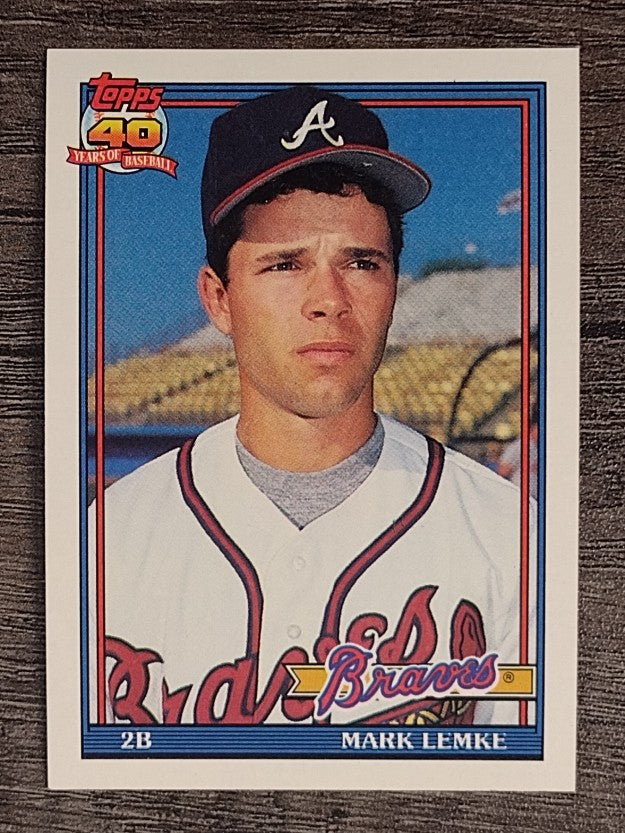 1991 Topps #251 Mark Lemke
