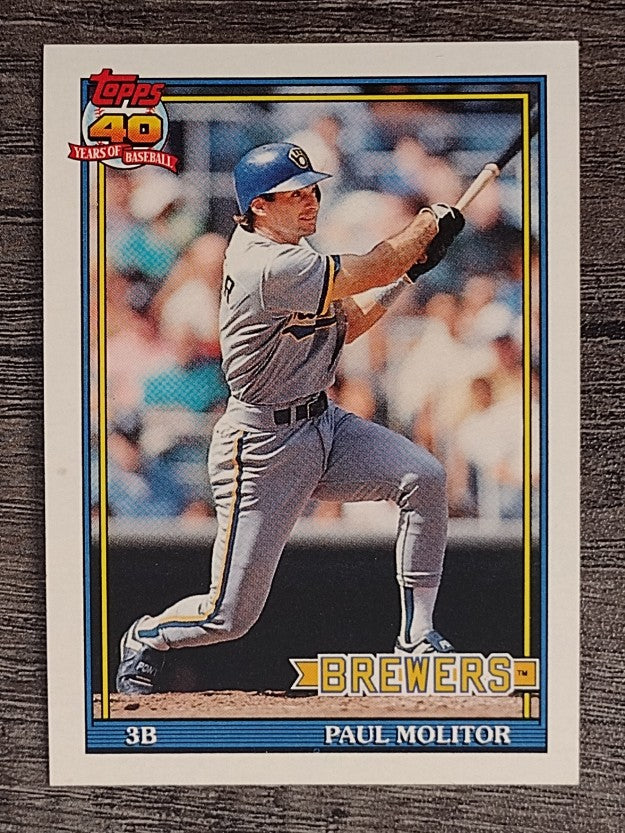 1991 Topps #95 Paul Molitor