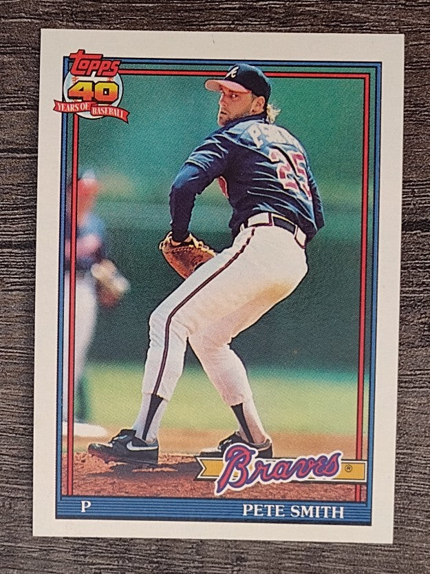 1991 Topps #383 Pete Smith