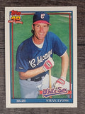 1991 Topps #612 Steve Lyons