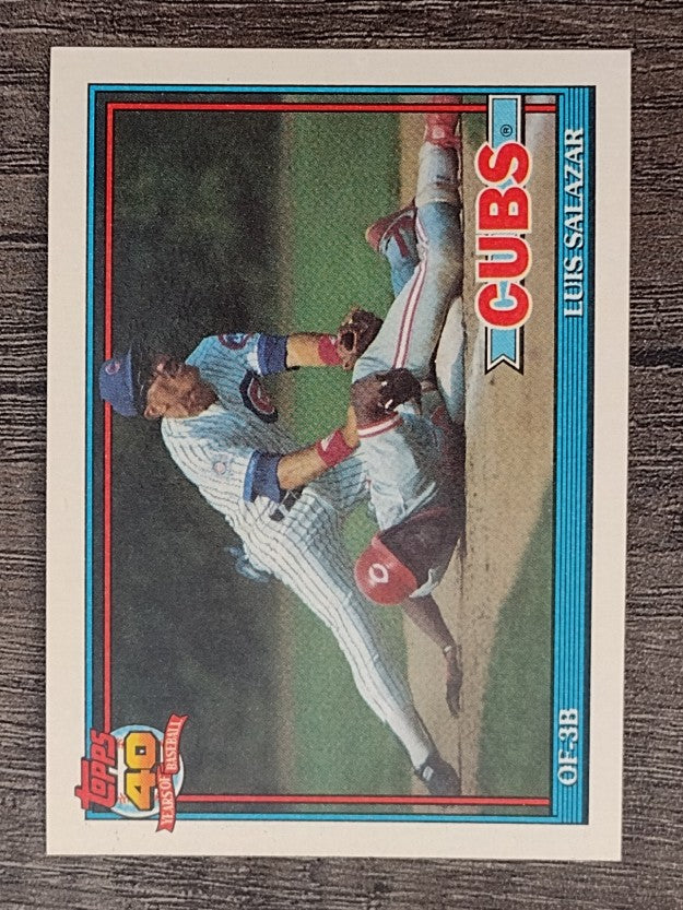 1991 Topps #614 Luis Salazar