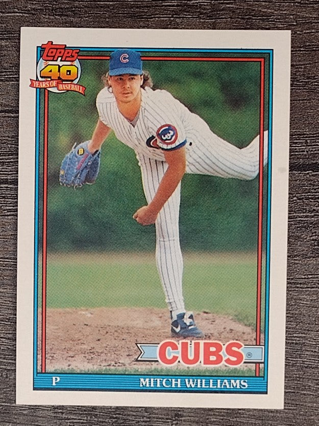 1991 Topps #335 Mitch Williams
