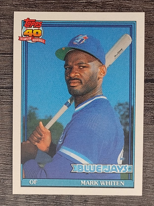 1991 Topps #588A Mark Whiten
