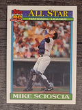 1991 Topps #404 Mike Scioscia AS