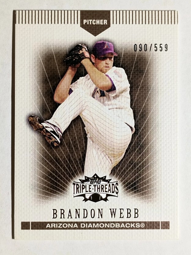 2007 Topps Triple Threads Sepia #51 Brandon Webb