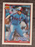 1991 Topps #77 Drew Hall