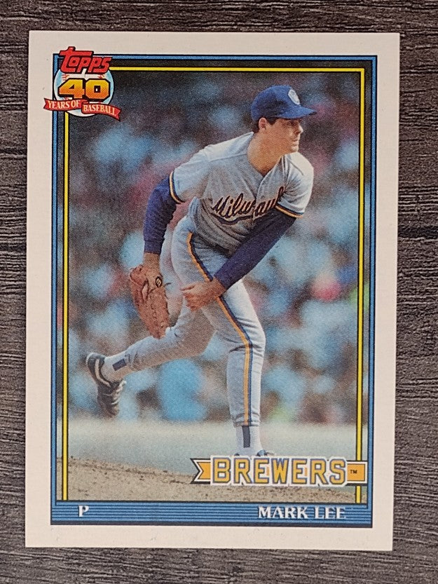 1991 Topps #721 Mark Lee RC