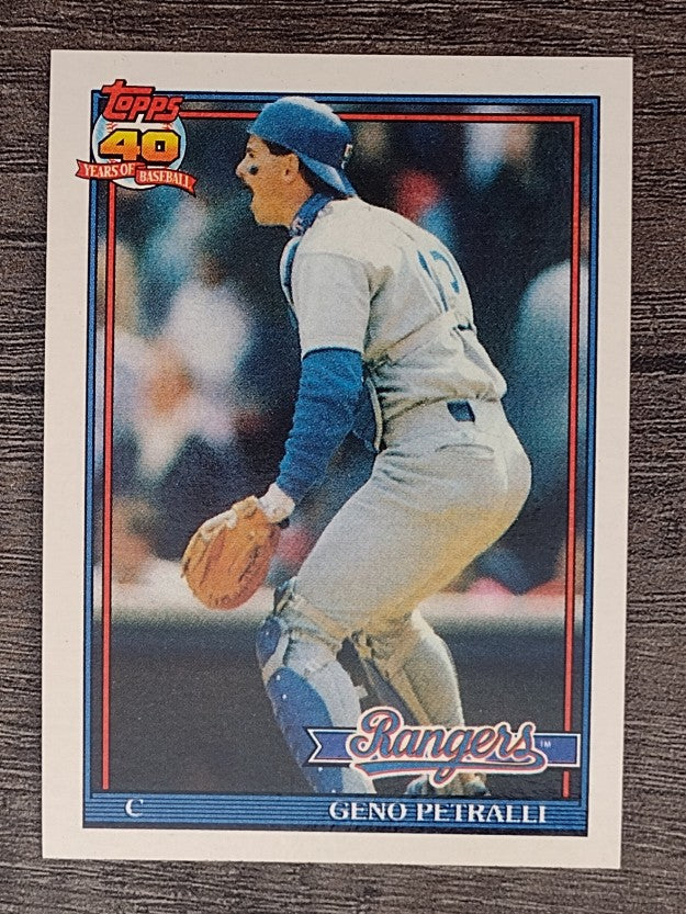1991 Topps #78 Geno Petralli