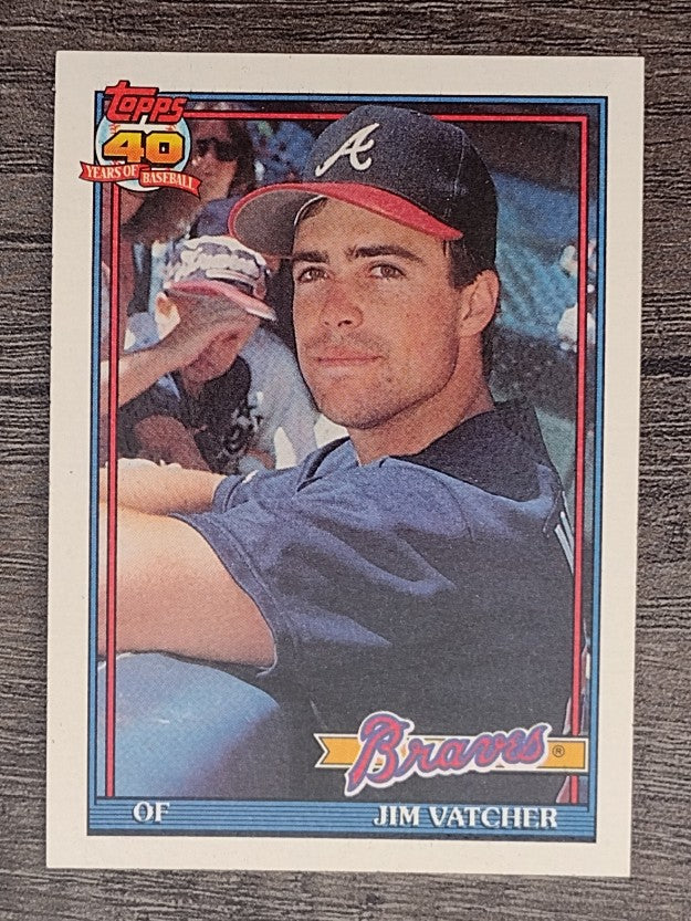 1991 Topps #196 Jim Vatcher RC