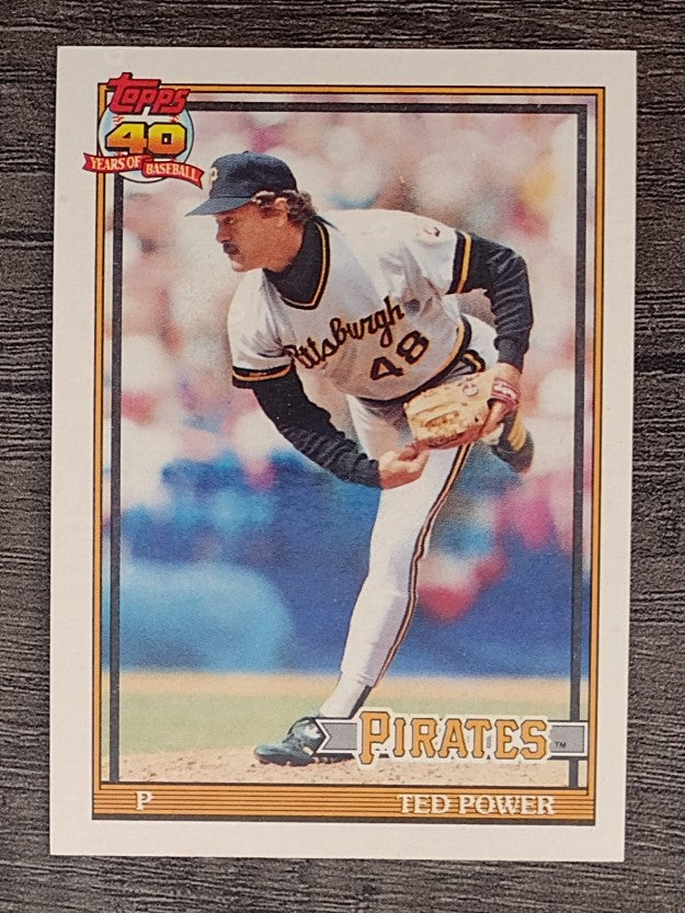 1991 Topps #621 Ted Power