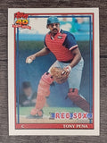 1991 Topps #375 Tony Pena