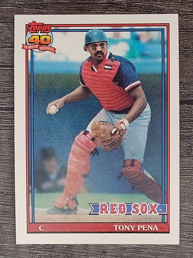1991 Topps #375 Tony Pena