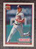 1991 Topps #762 Mitch Webster