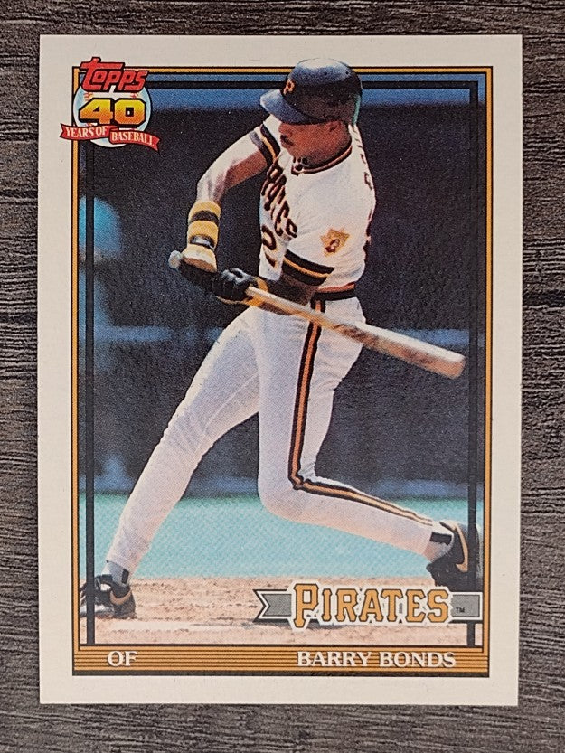 1991 Topps #570 Barry Bonds