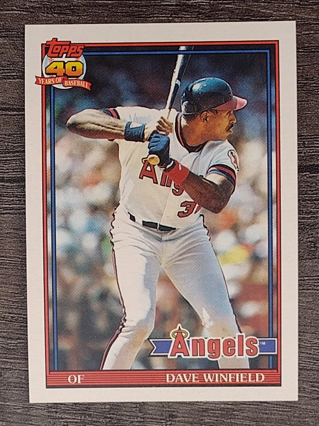 1991 Topps #630 Dave Winfield