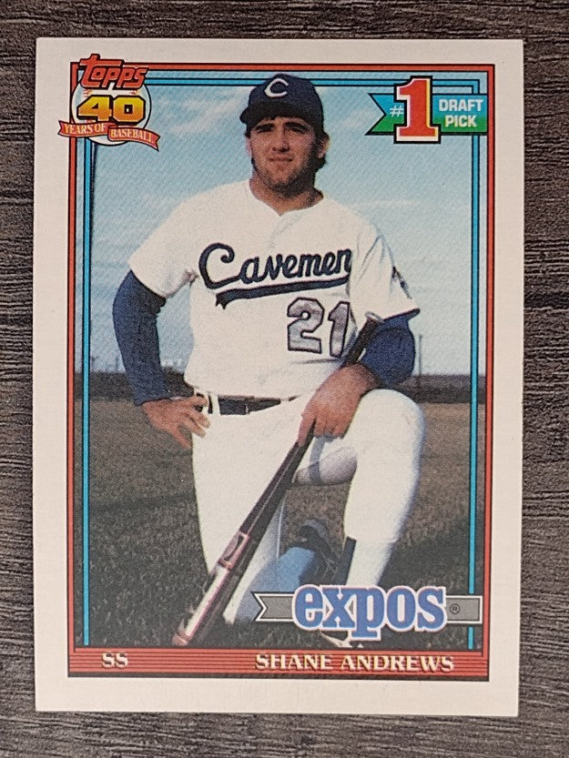1991 Topps #74 Shane Andrews RC