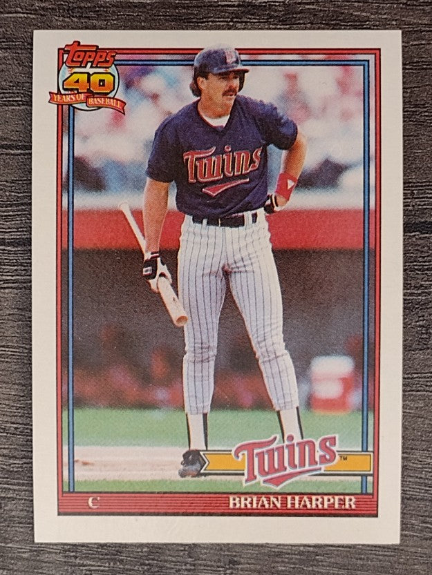 1991 Topps #554 Brian Harper
