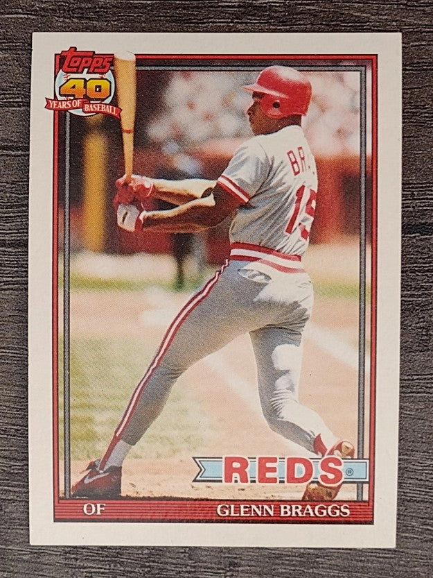 1991 Topps #444 Glenn Braggs