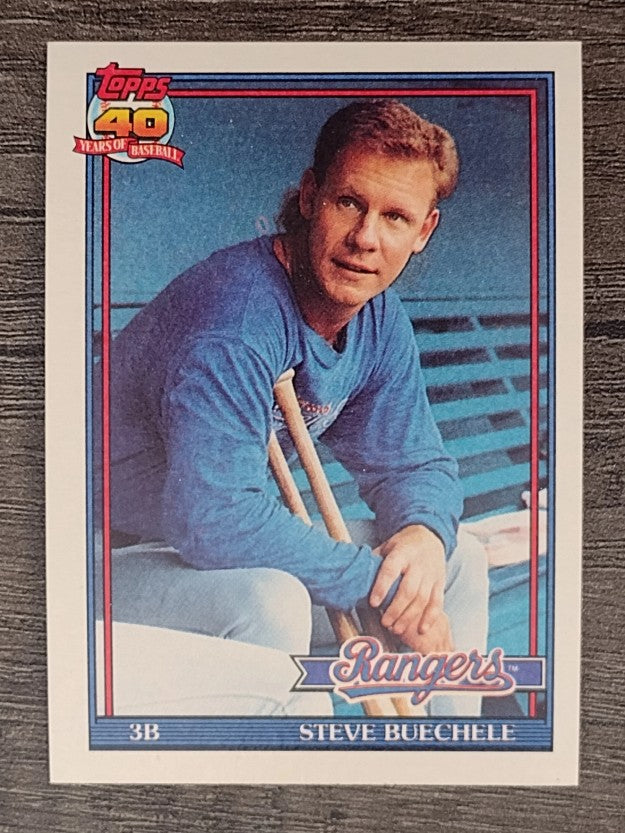1991 Topps #464 Steve Buechele