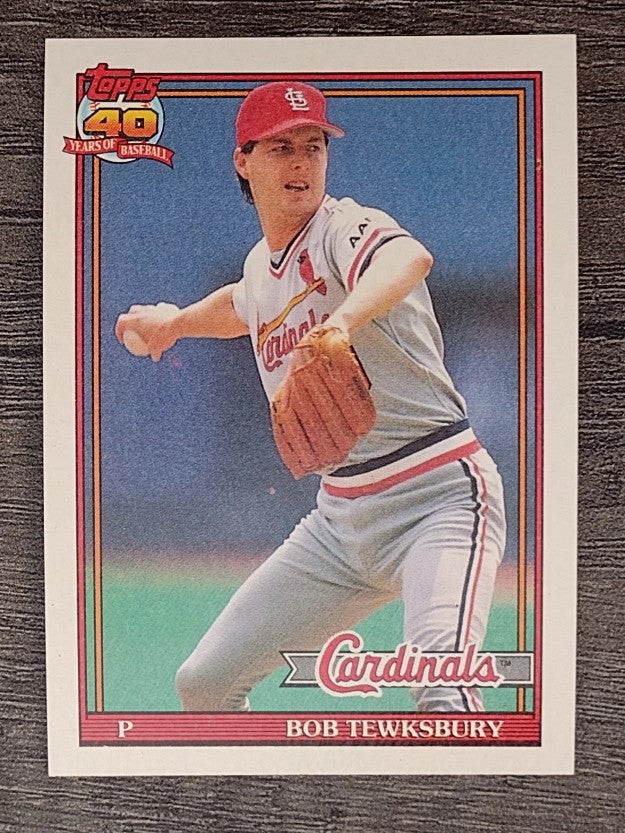 1991 Topps #88 Bob Tewksbury