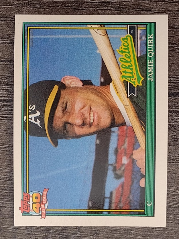 1991 Topps #132 Jamie Quirk