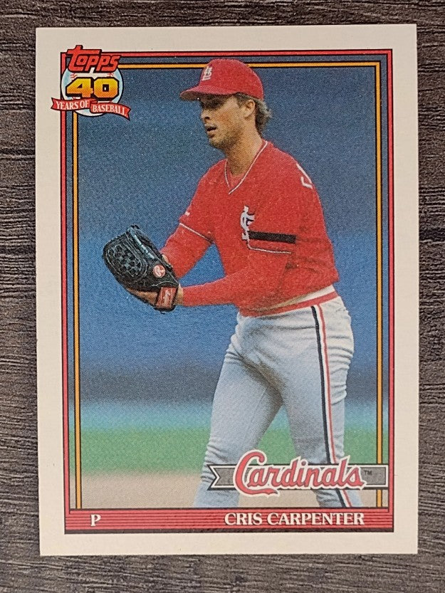 1991 Topps #518 Cris Carpenter