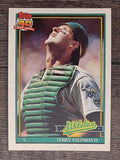 1991 Topps #625 Terry Steinbach