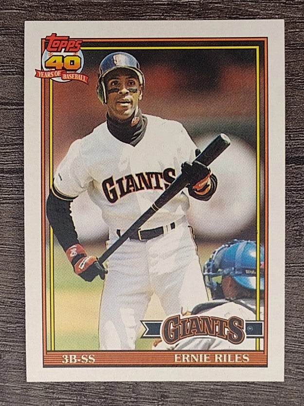 1991 Topps #408 Earnest Riles