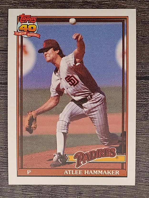 1991 Topps #34 Atlee Hammaker