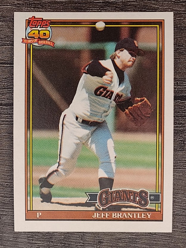 1991 Topps #17 Jeff Brantley