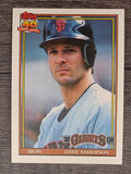 1991 Topps #572 Dave Anderson