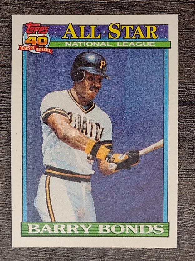 1991 Topps #401 Barry Bonds AS