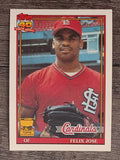 1991 Topps #368 Felix Jose