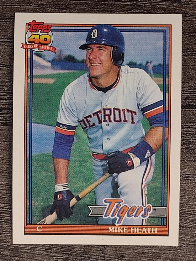 1991 Topps #16 Mike Heath