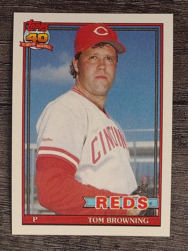 1991 Topps #151 Tom Browning