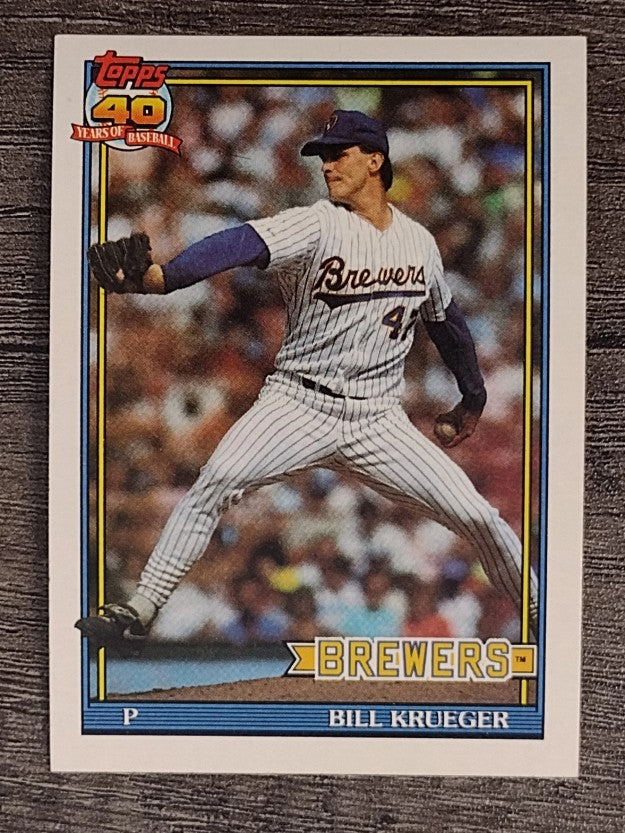 1991 Topps #417 Bill Krueger
