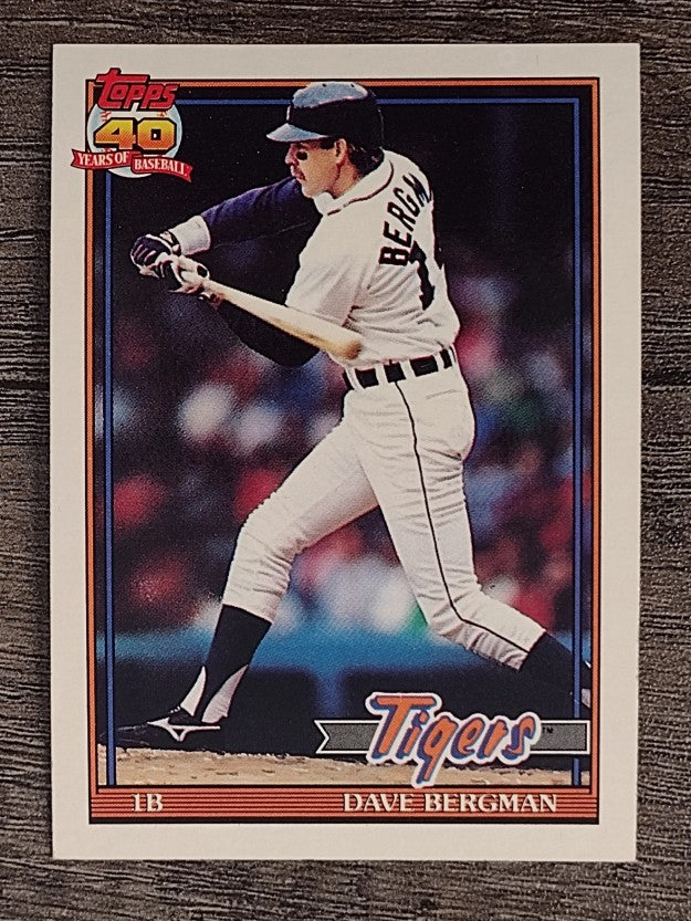 1991 Topps #412 Dave Bergman