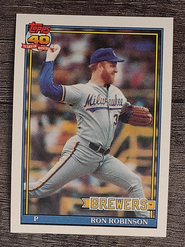 1991 Topps #313 Ron Robinson