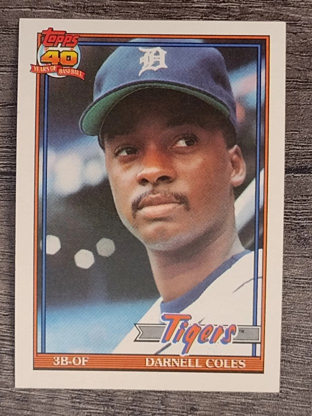 1991 Topps #506 Darnell Coles