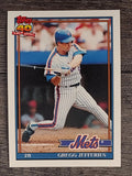 1991 Topps #30 Gregg Jefferies