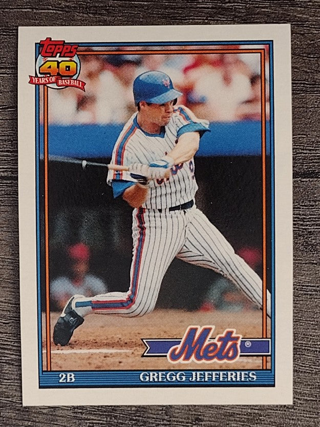 1991 Topps #30 Gregg Jefferies