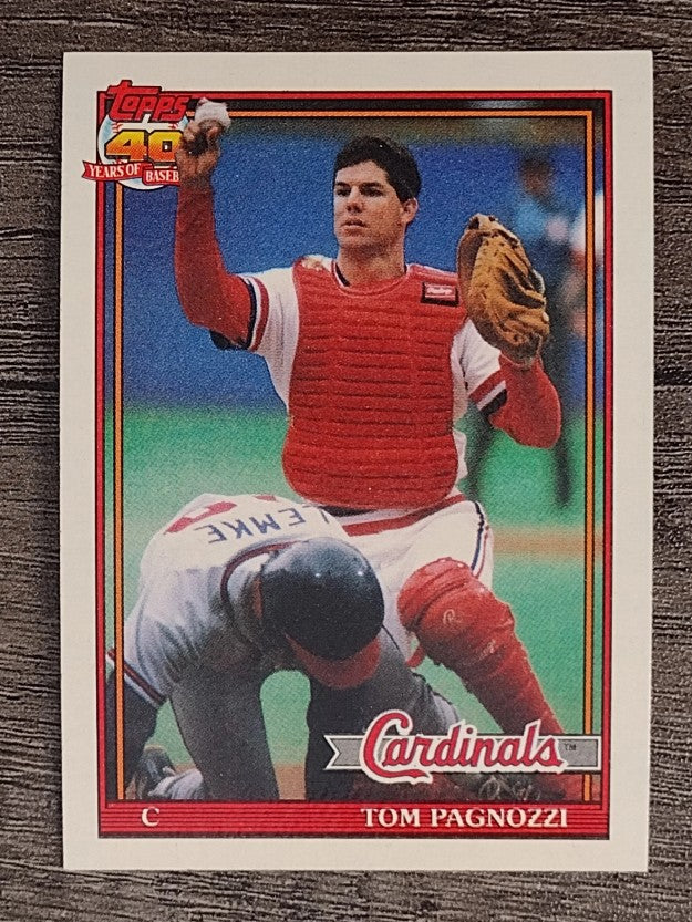 1991 Topps #308 Tom Pagnozzi