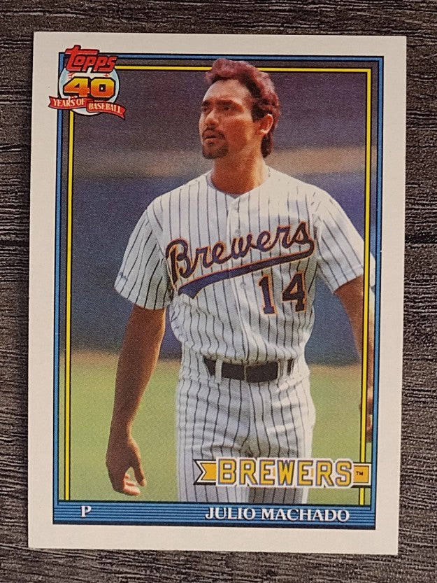 1991 Topps #434 Julio Machado