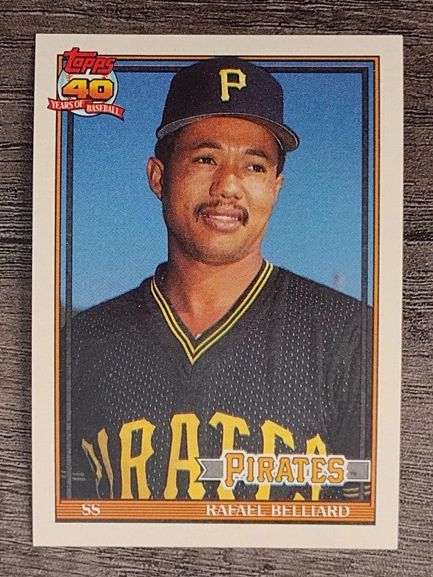 1991 Topps #487 Rafael Belliard