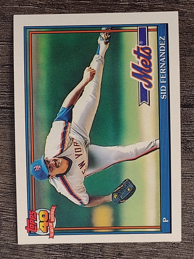1991 Topps #230 Sid Fernandez